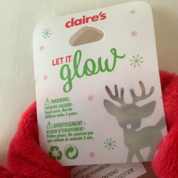 Claire's Girls Santa and Snowman Scrunchie Hair Accessories - Picture 9 of 10